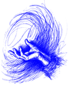 a hand waving in a cricle